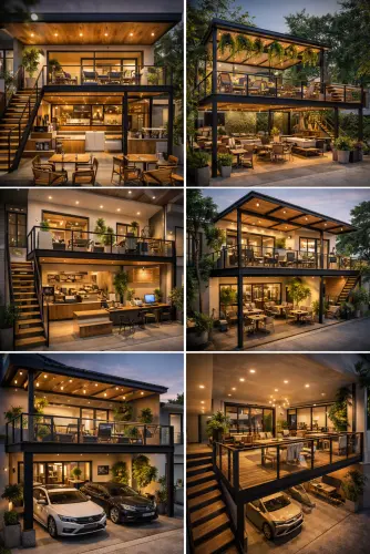 Mezannine Cafe Modern di Pegangsaan Dua